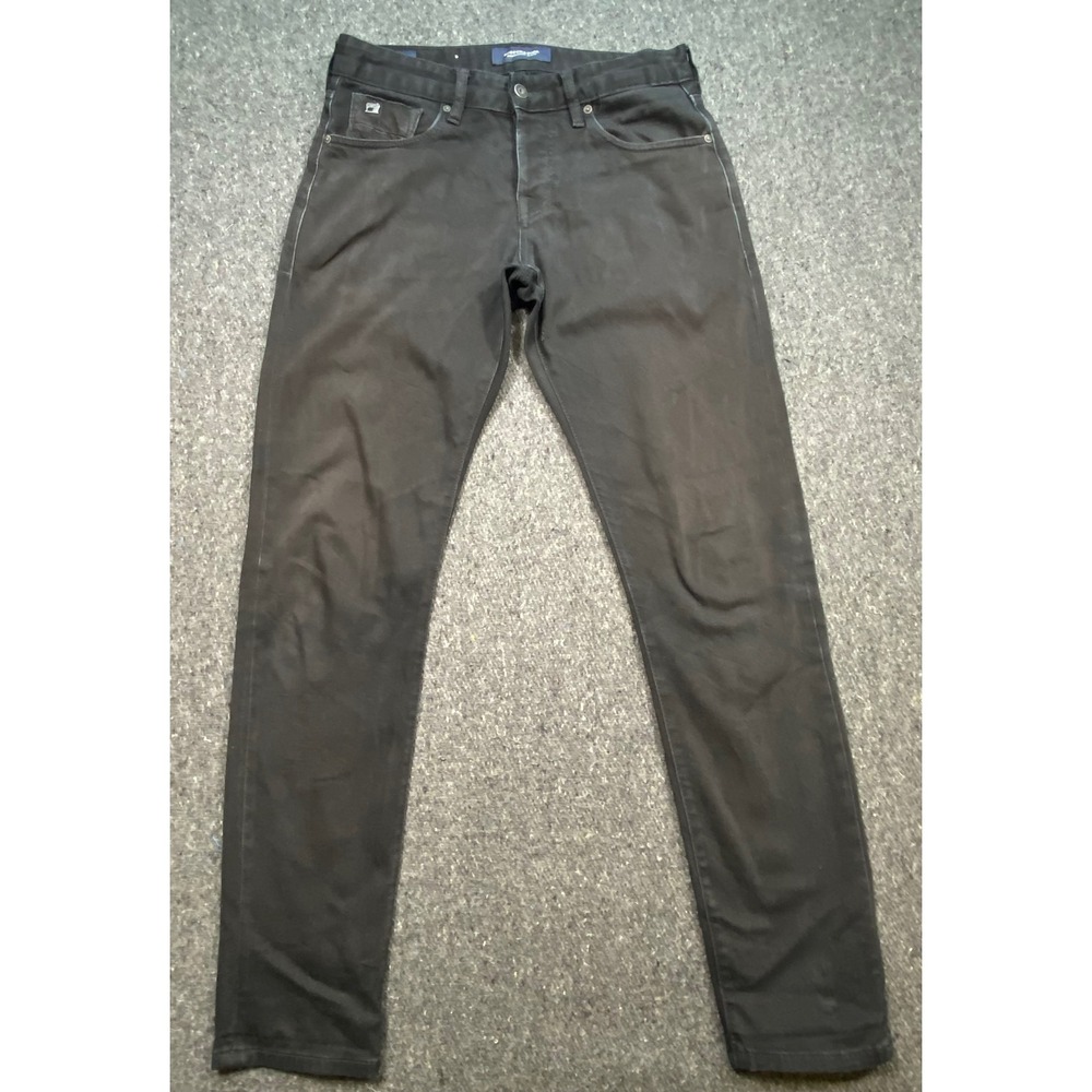 Scotch & Soda Jeans 30x32 Mens Black Ralston Regular Slim Fit Denim